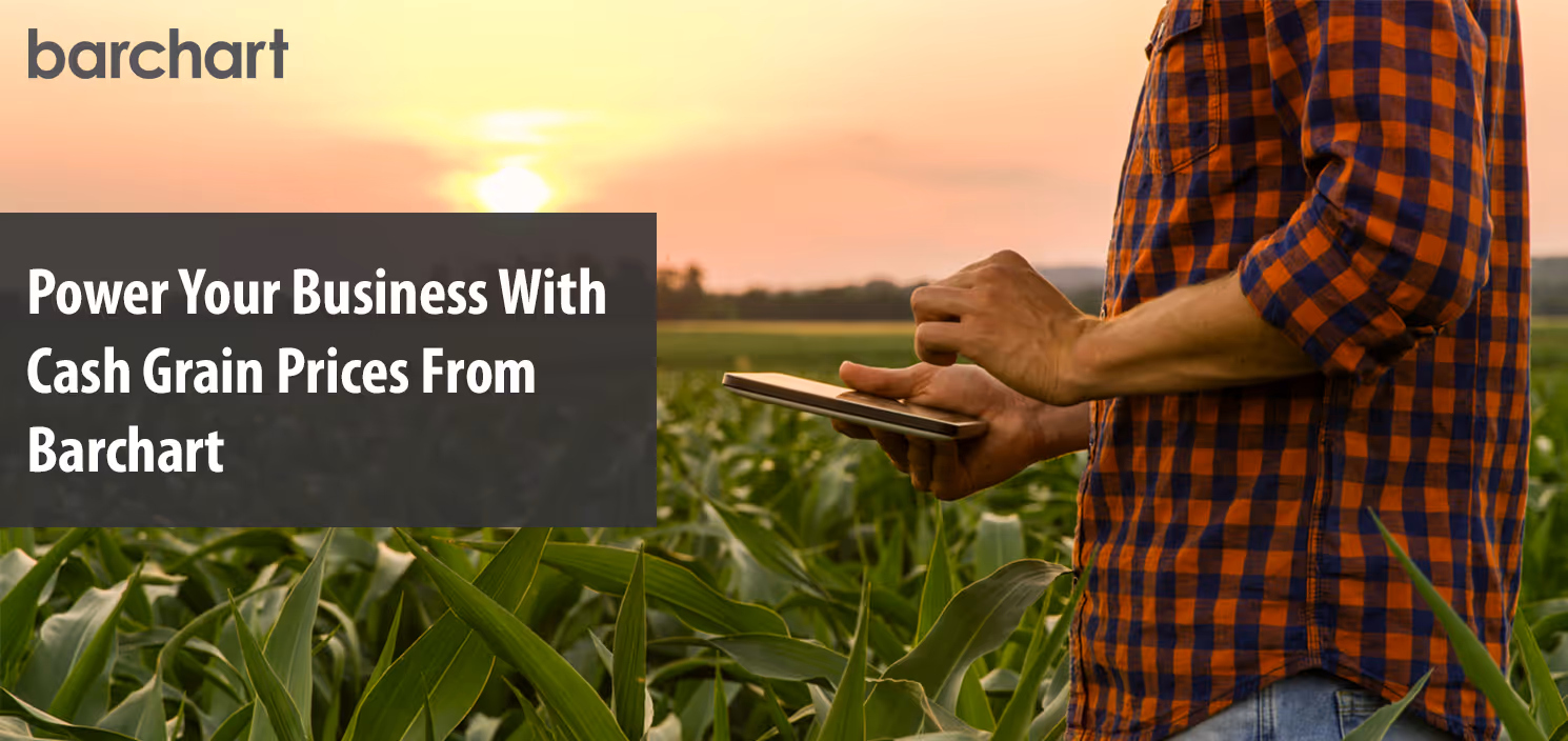 Power your business with Cash Grain Prices from Barchart