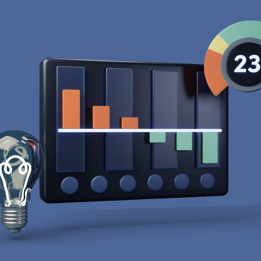 3D render of SnoreLab's trends charts