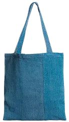 Totebag upcyclé en jean bleu