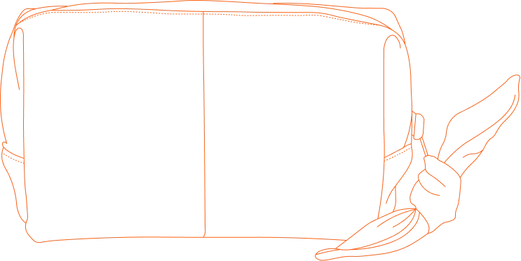 Vector drawing of an upcycled kit