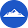 Blue cloud icon on a white background.