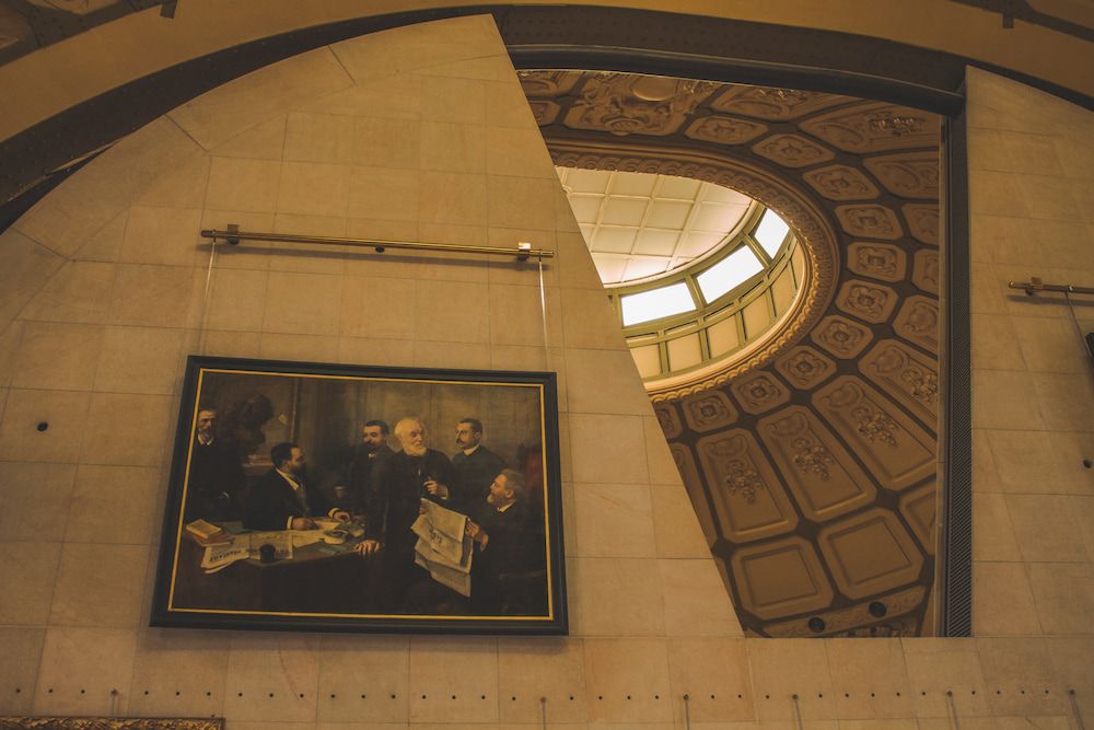 picture with dome in musee d'orsay