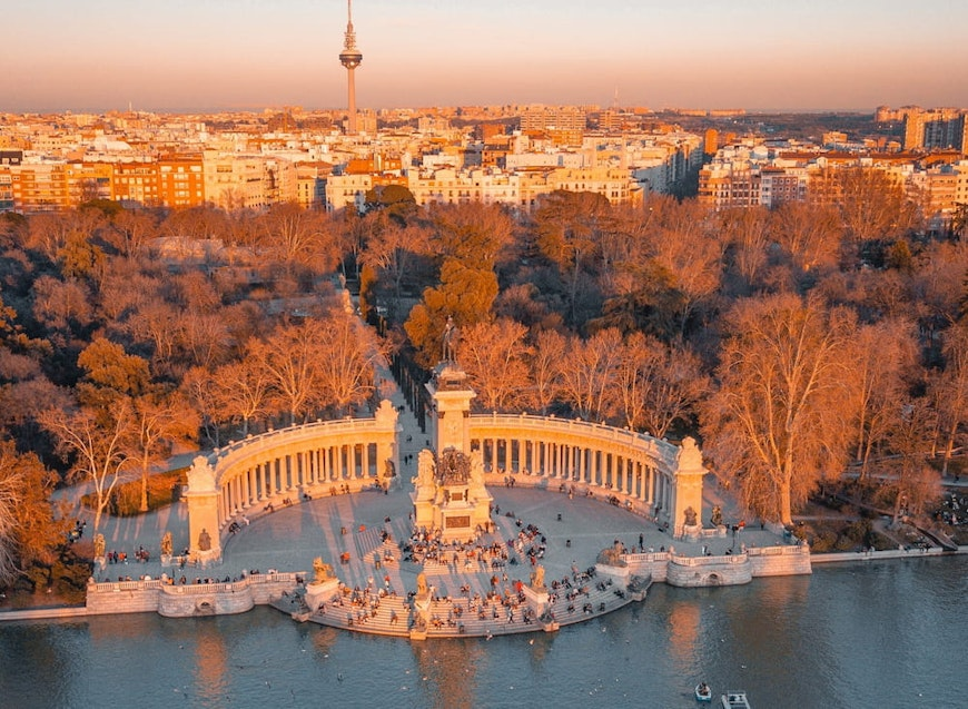 madrid aerial view