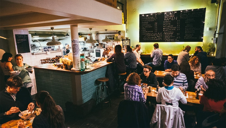 busy restaurant