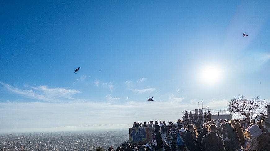 sky and view from bunkers
