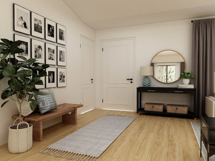 entrance of apartment
