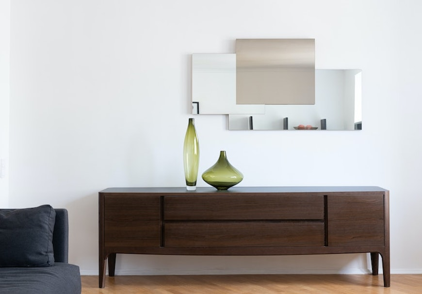 mirror on wall