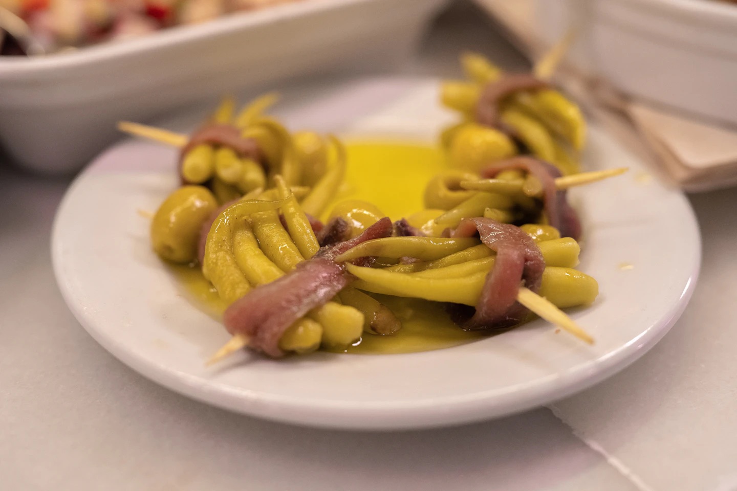 tapas on a plate