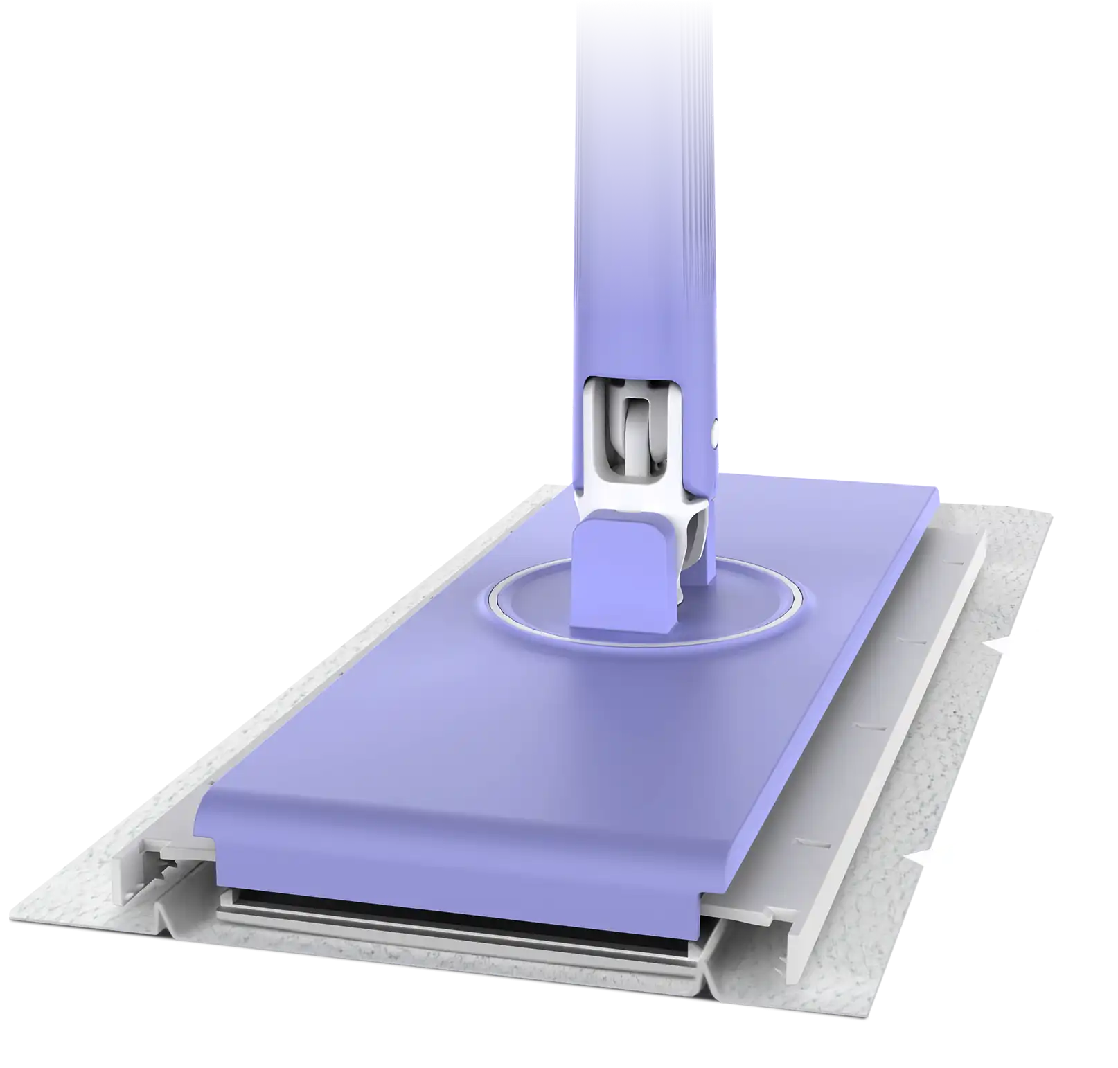A mop push on a cloth and then grap the cloth.
