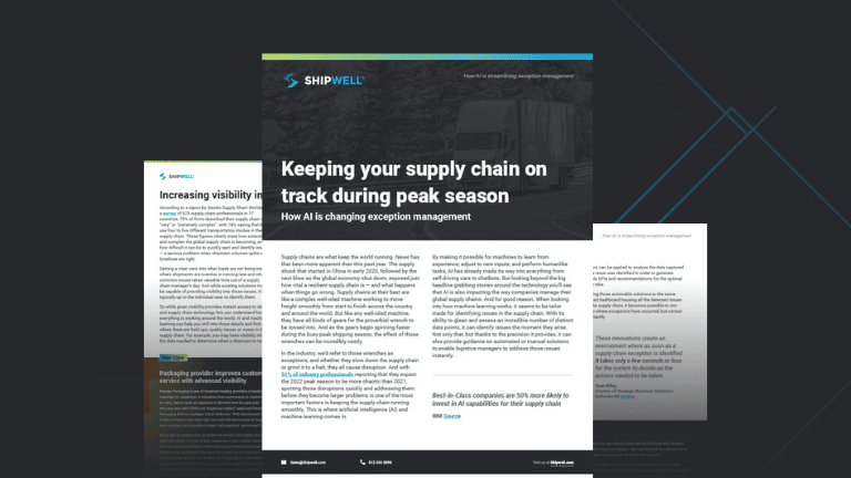 Make supply chain disruptions a thing of the past