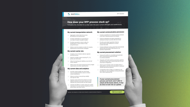 RFP Checklist: Boost Logistics Success