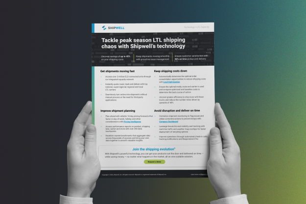 Tackle peak season LTL shipping chaos