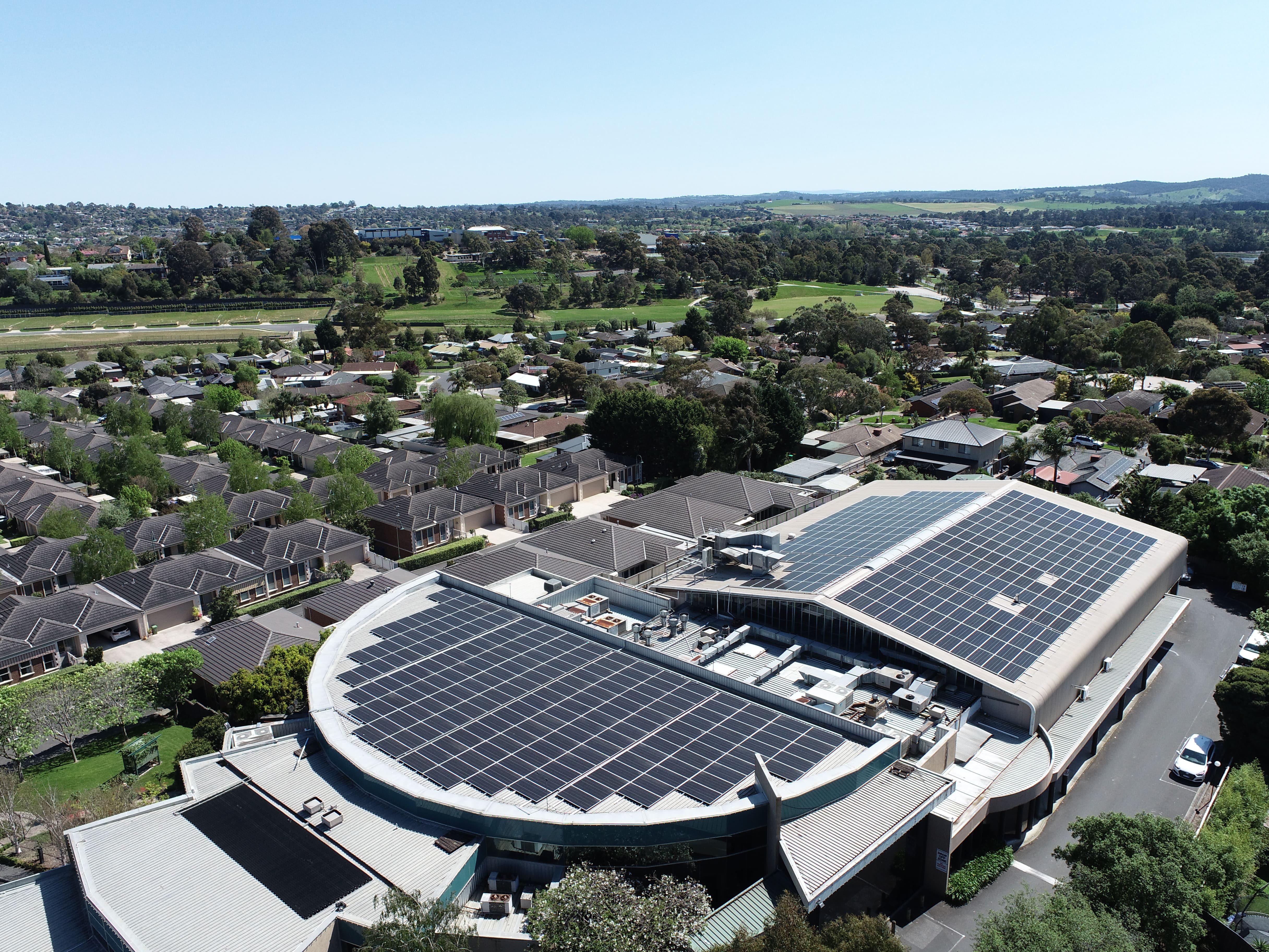Solar panels at Lilydale Valley Retirement Village