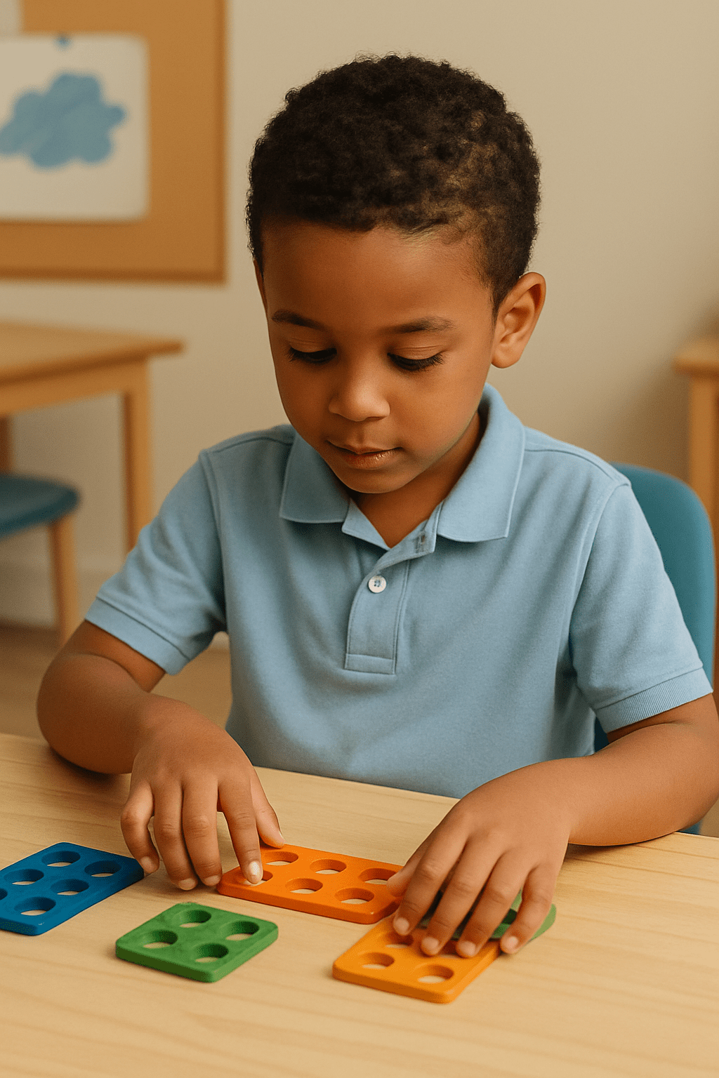 Children engaged in a joyful learning environment, highlighting the trust families place in Kiddo Genius for cognitive development.


