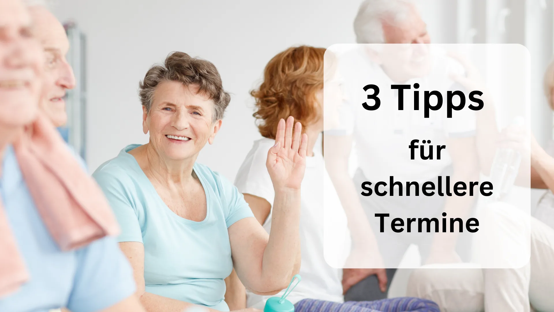 Wie man beim Orthopäden schnellere Termine bekommt