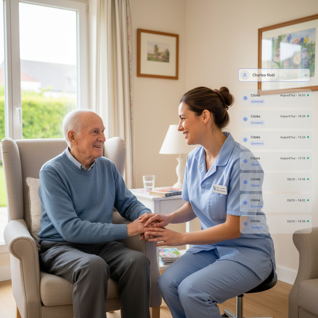 image of an educational seminar in progress (for a veterinary clinic)