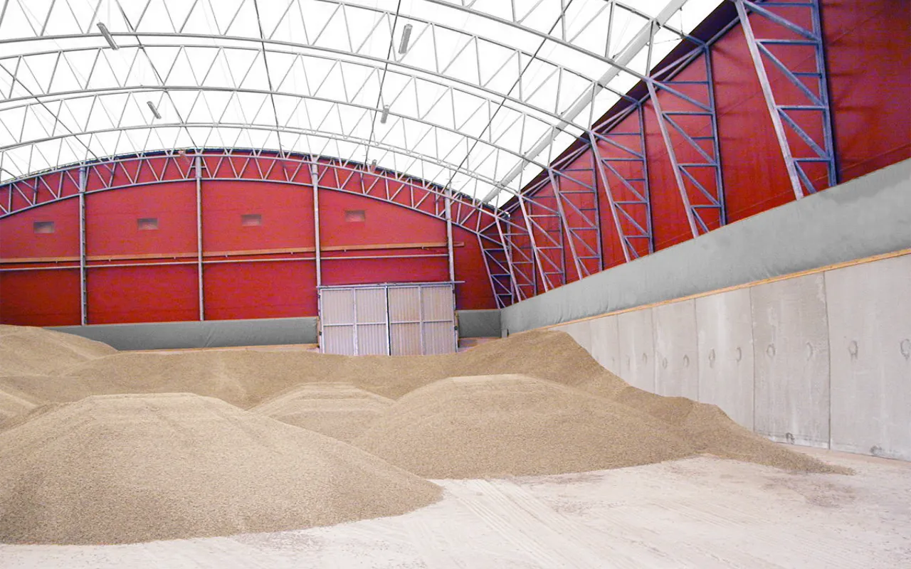 Lagertält bulklager