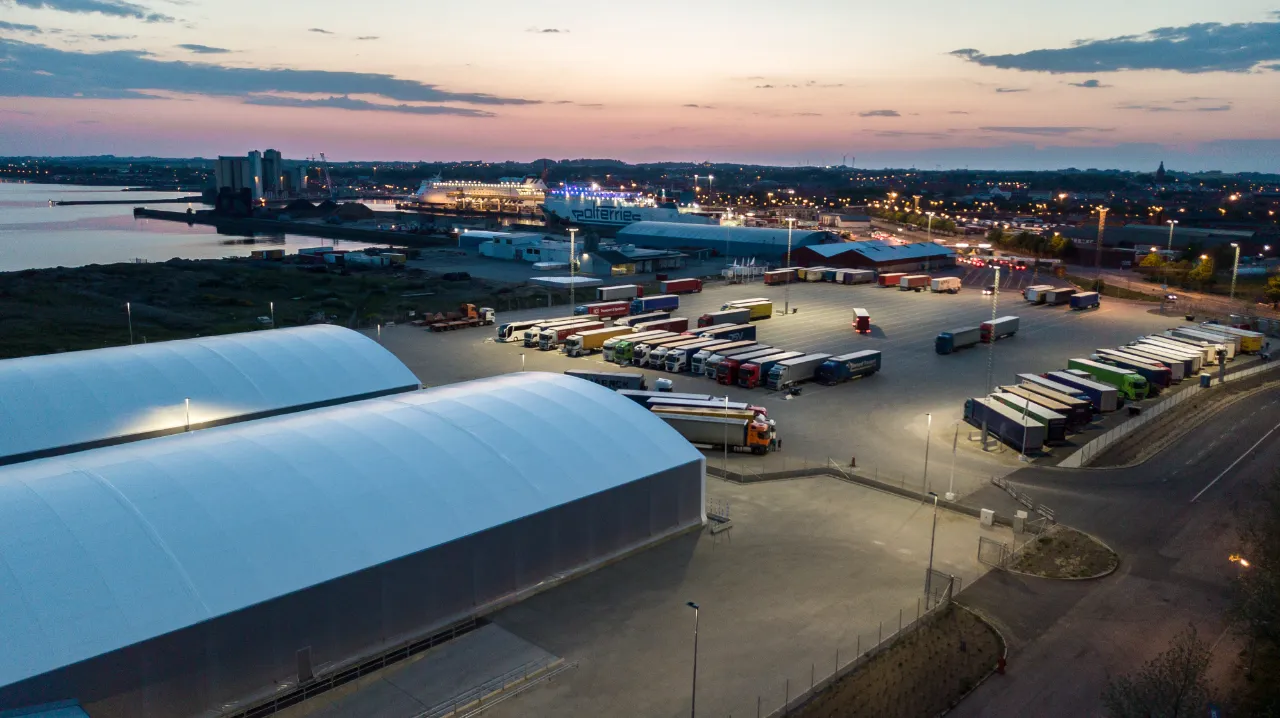 Lagertält för marint bruk