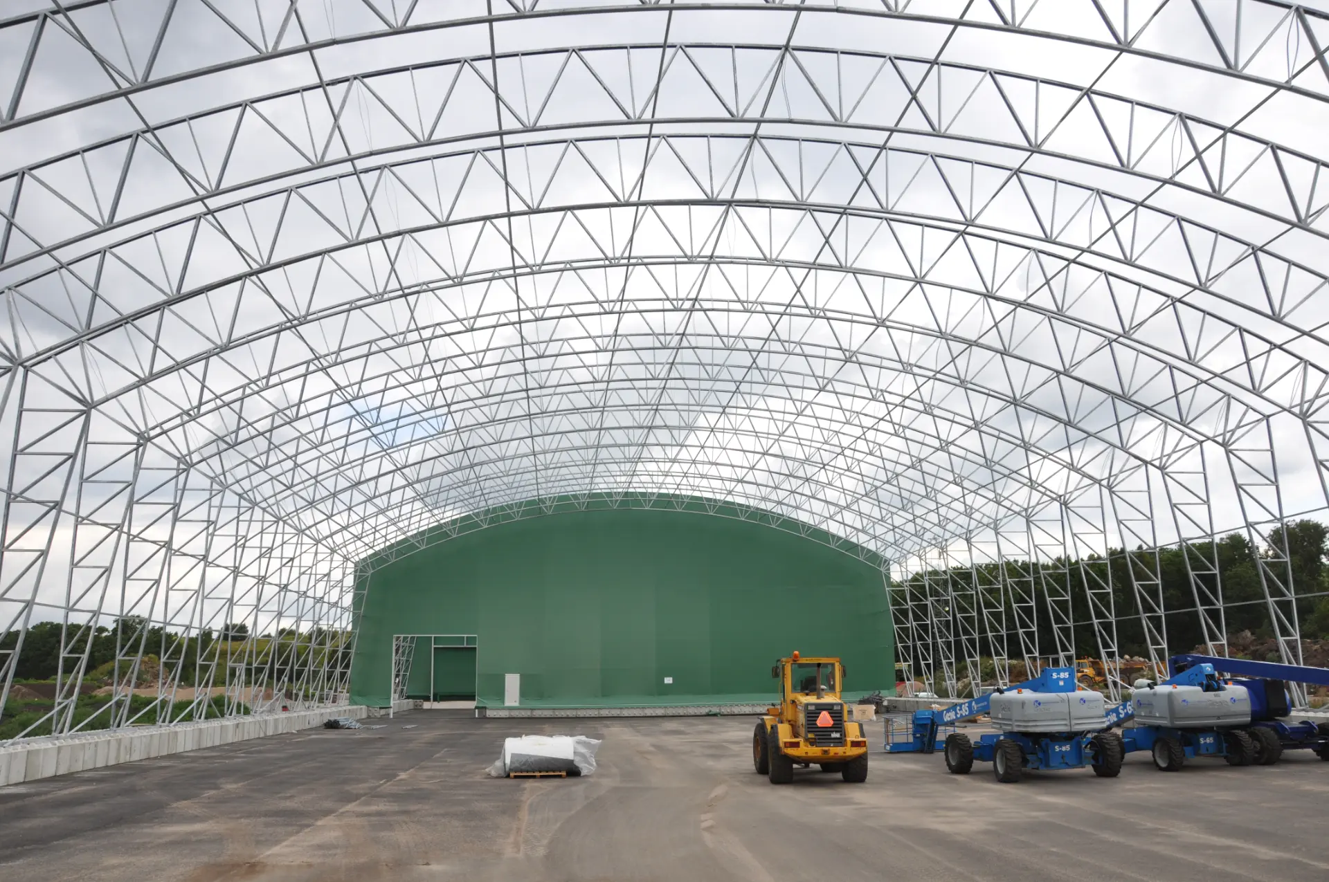 Montage av maskinhall