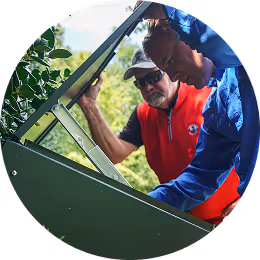 Overview of a golf course featuring greens and fairways with visible SubAir equipment, highlighting smart turf management and course aesthetics.