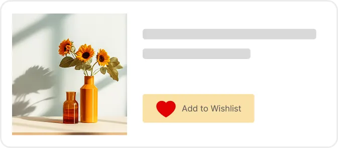 product wishlist without count