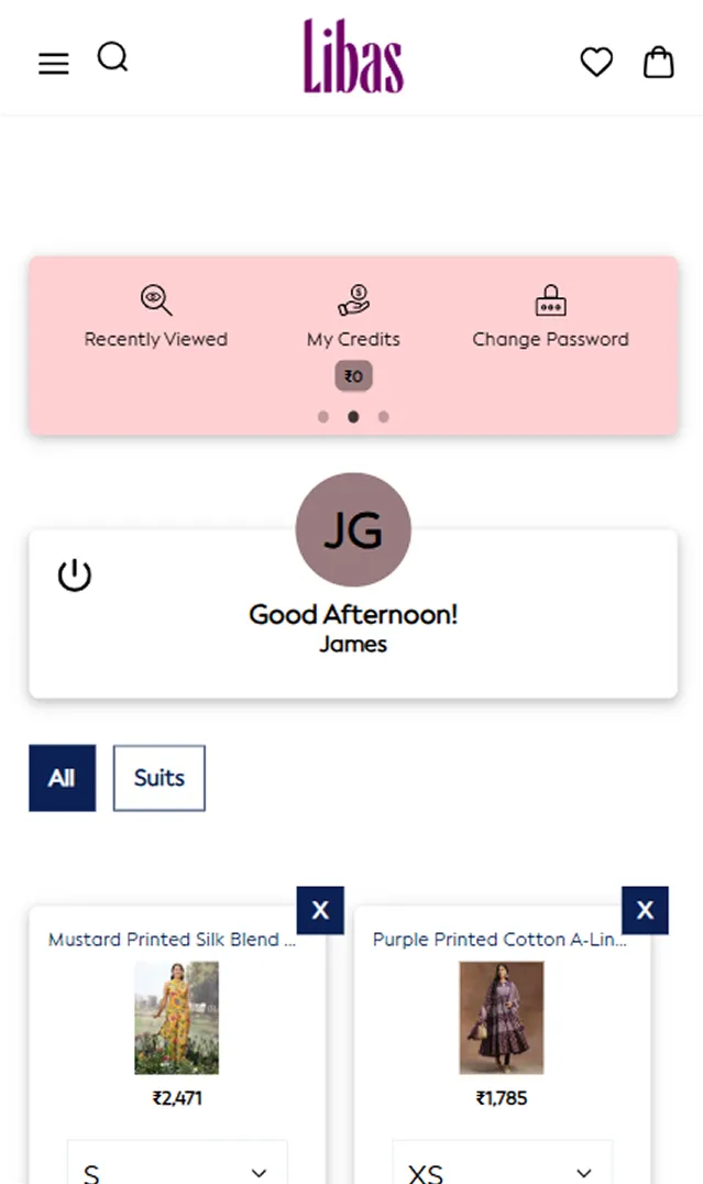 libas website image