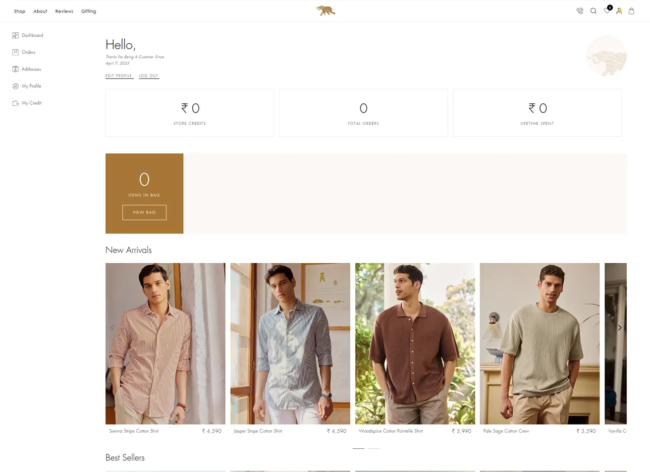 andamen website image