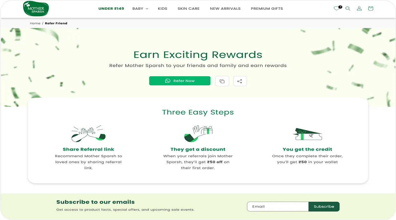 mothersparsh website image