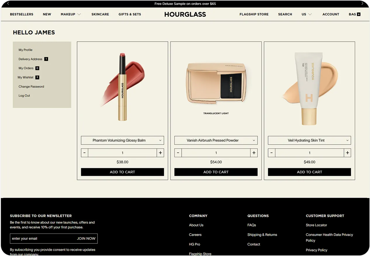 hourglass website image