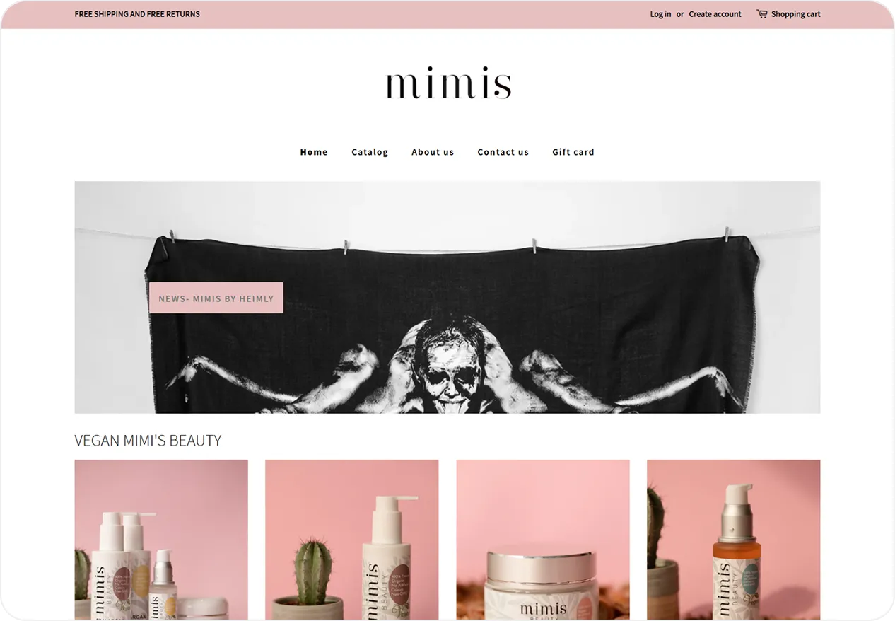 mimi website image