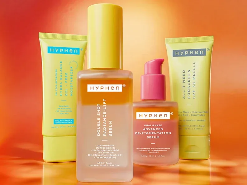 Hyphen serum and sunscreen range