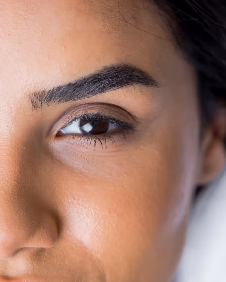 Lashes before lash lift procedure