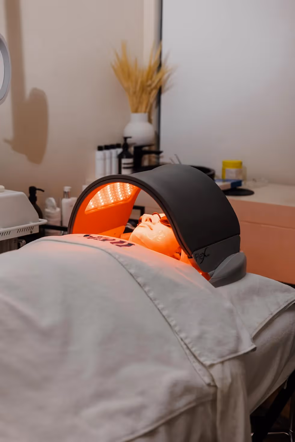 LED light facial in Dubai at Brau salon