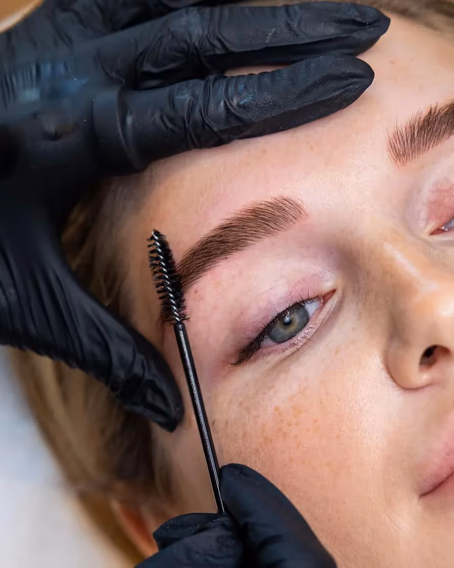 Brows after microblading