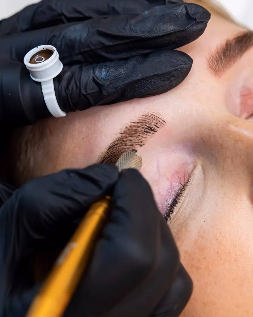 Microblading process