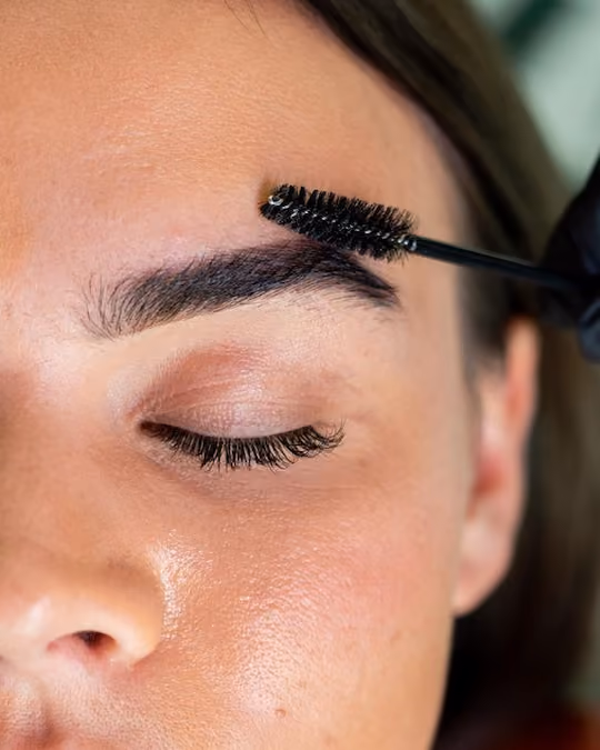 Brow tint results