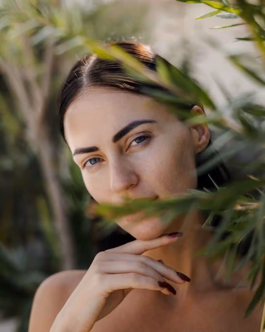 Clean and glowing skin after skin treatment