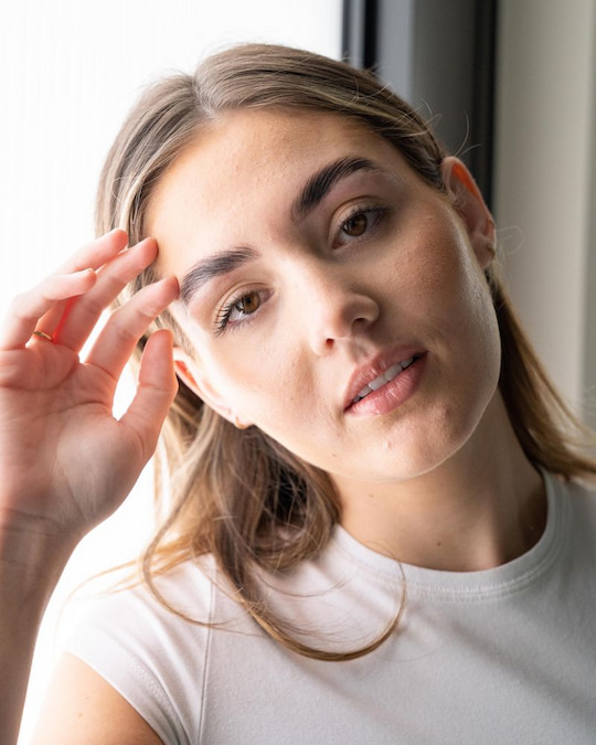 Natural-looking lash lift and tint