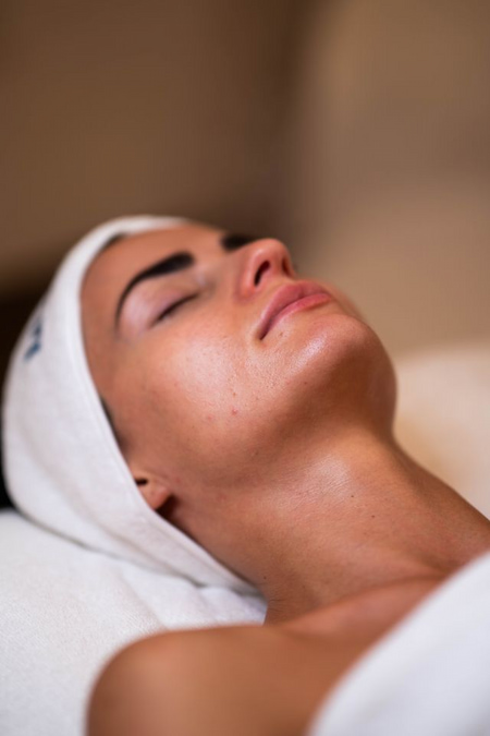 Glowing skin after Million Dollar Facial