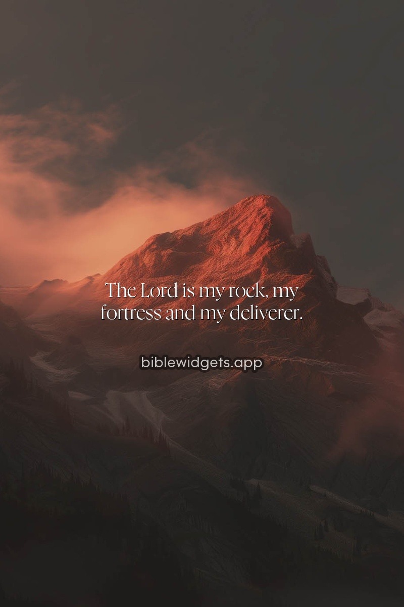 Bible verse about strength — Psalm 18:2