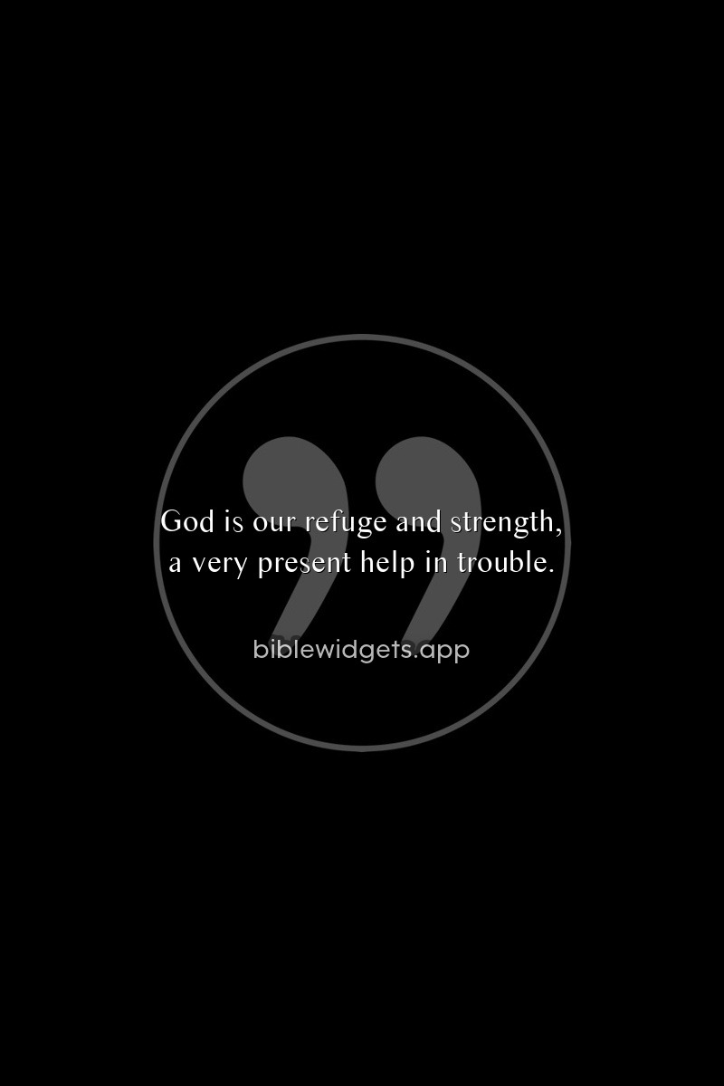 Bible verse about strength — Psalm 46:1