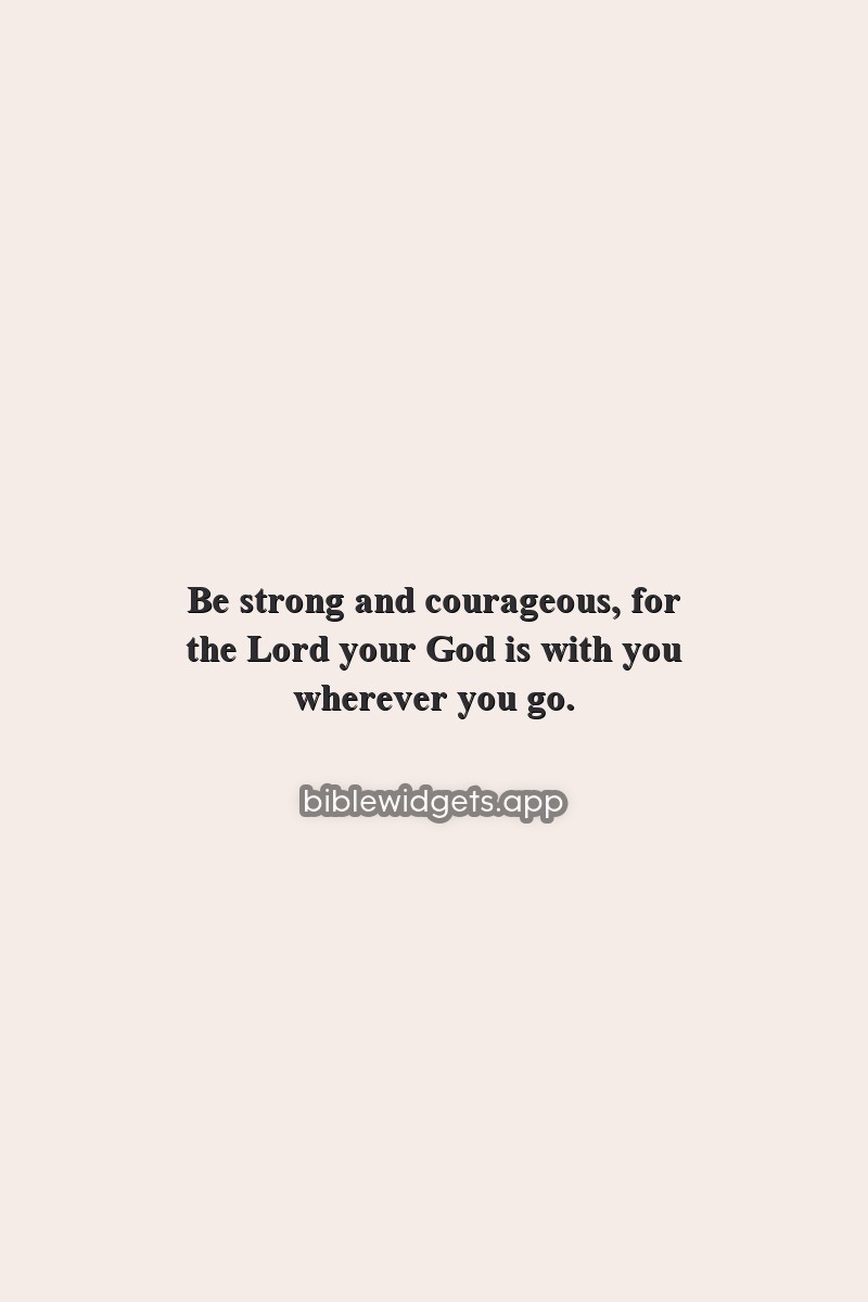 Bible verse about strength — Joshua 1:9
