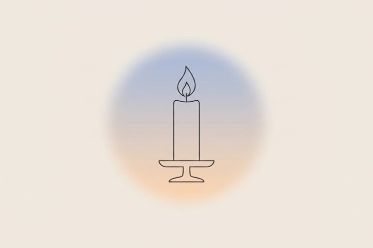 Candle flame thumbnail for peaceful bedtime prayers