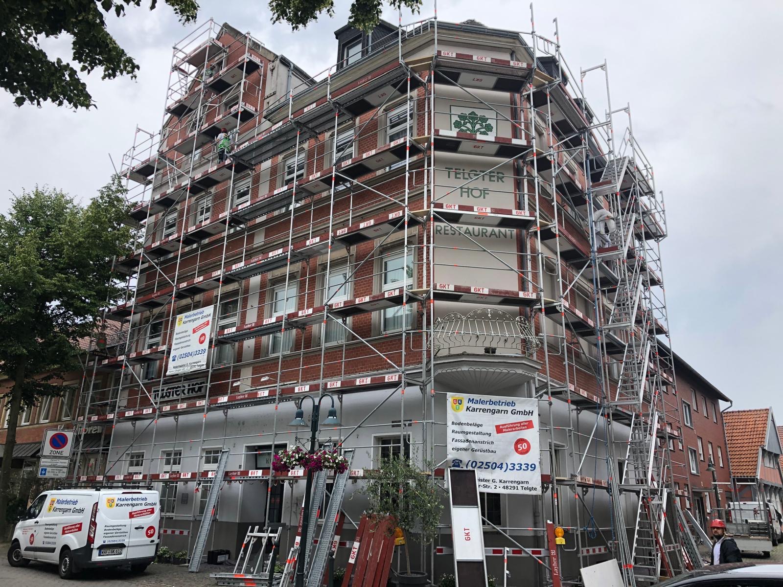 Malerbetrieb Karrengarn GmbH bei Renovierungsarbeiten in Münster