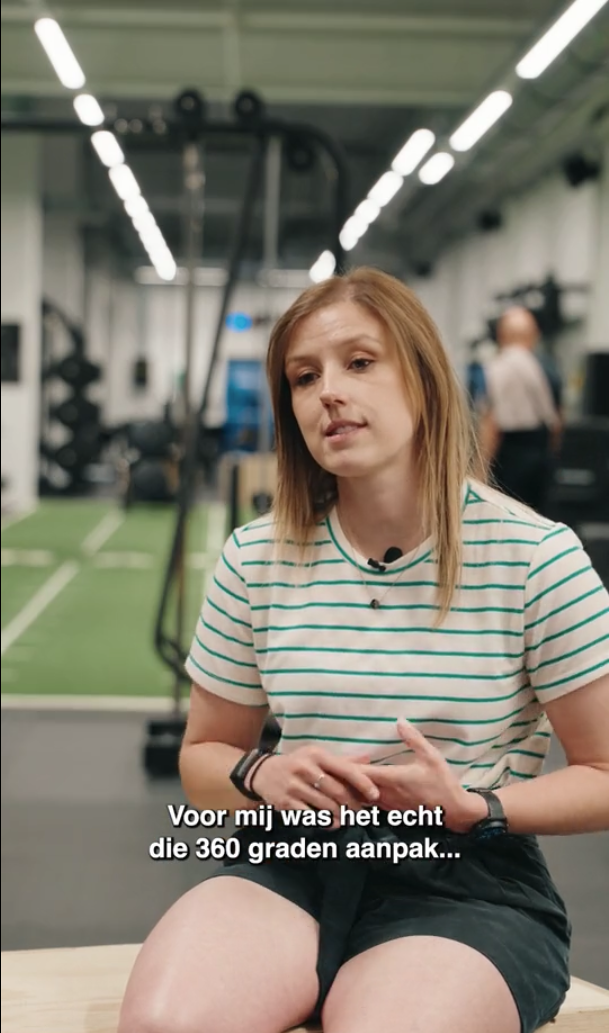 Women sitting in gym