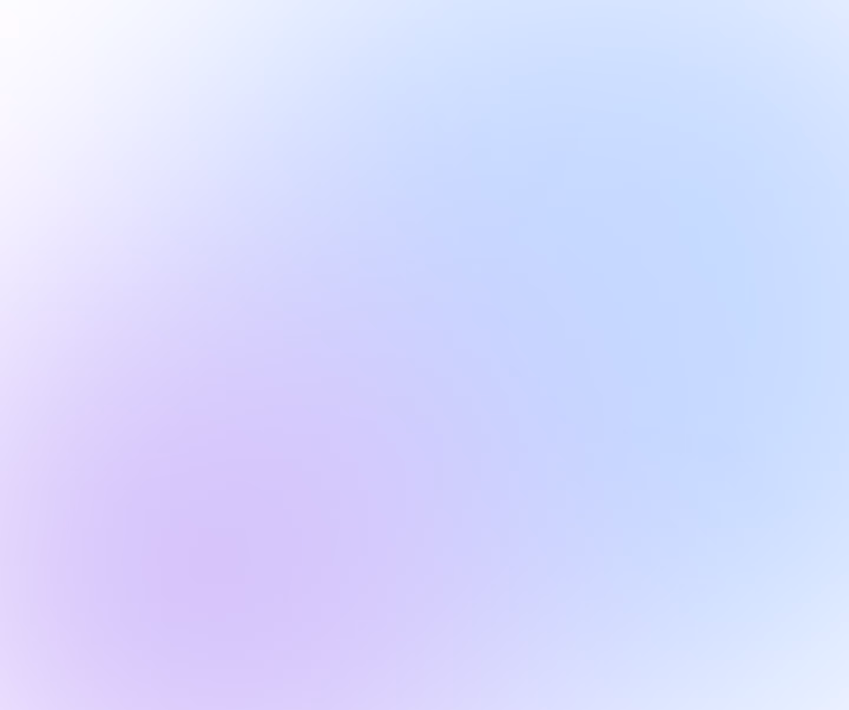 Soft gradient background blending light blue, purple, and white colors.
