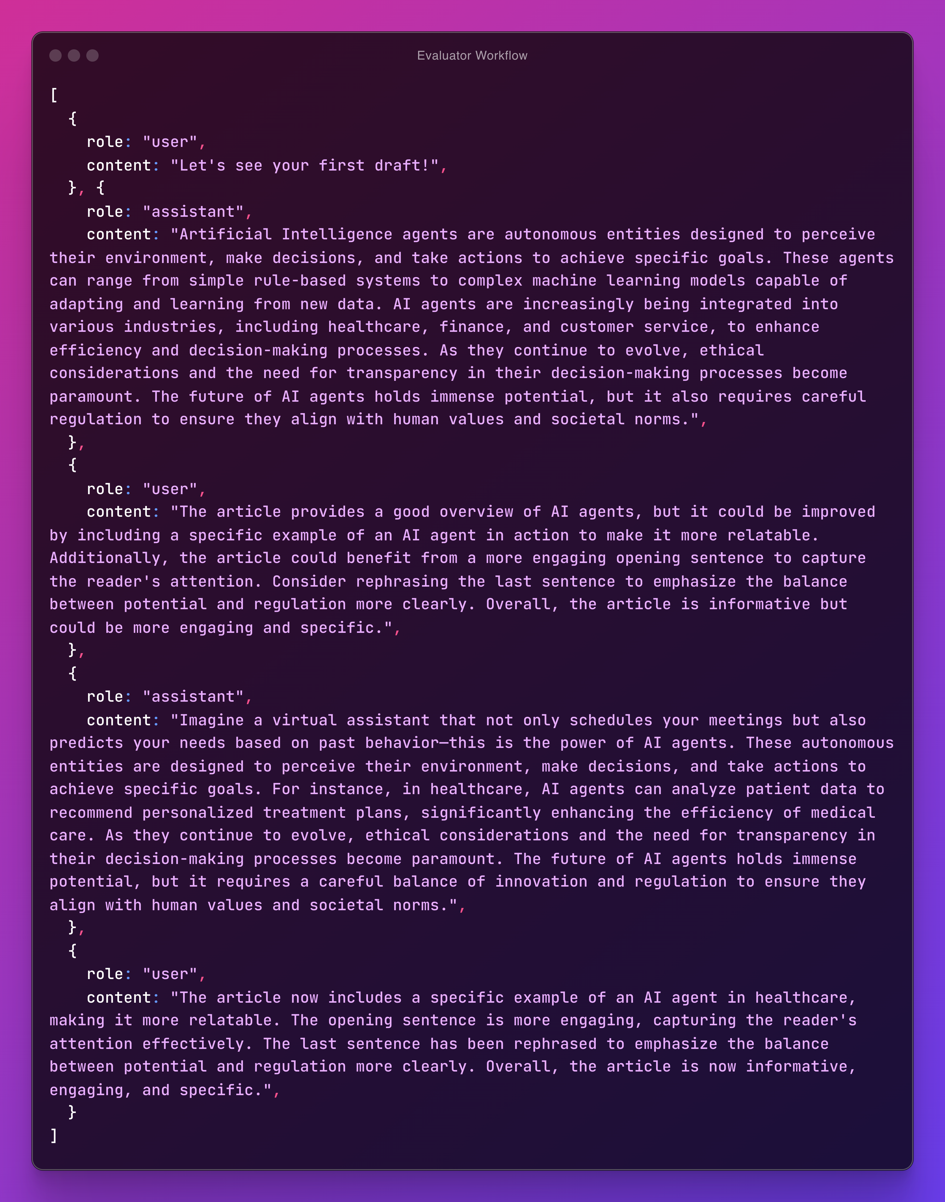 An article written and reviewed by the Evaluator-Optimizer AI Agent