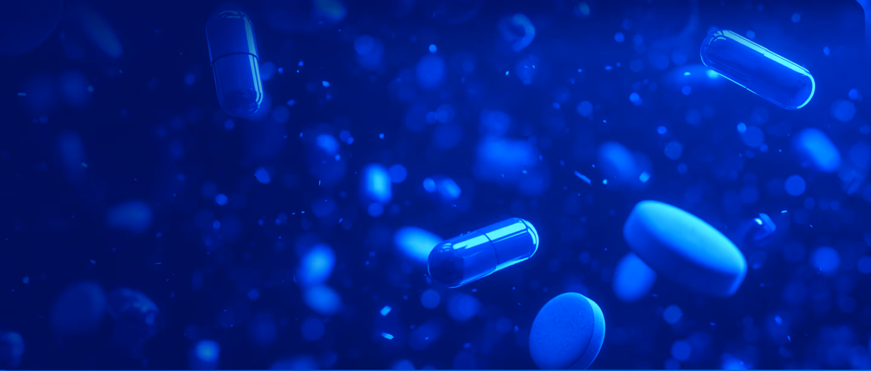 Falling tablets from top