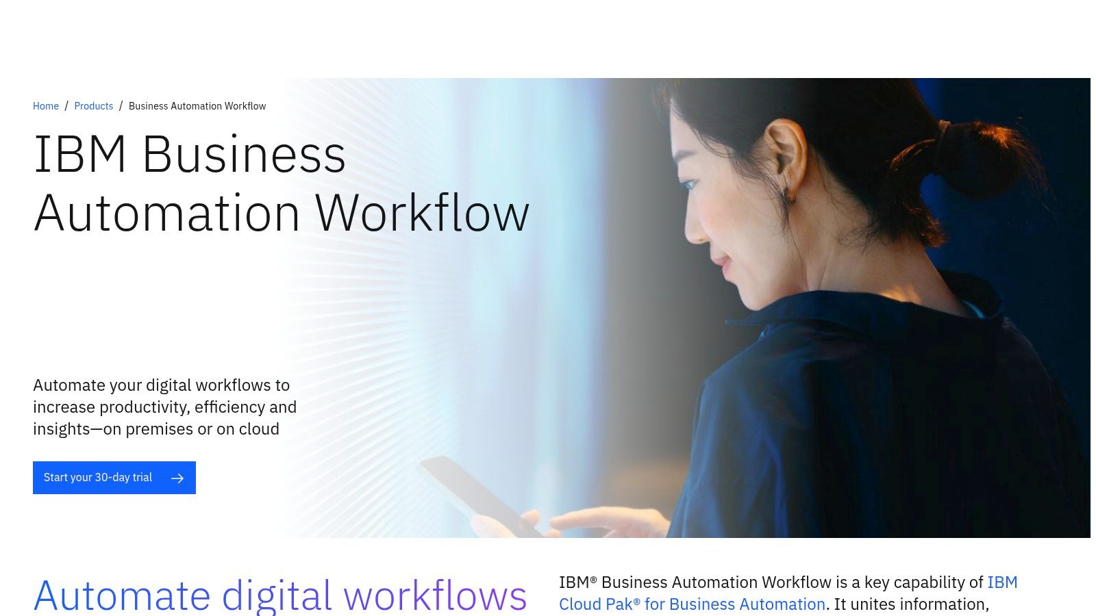 IBM Business Automation Workflow