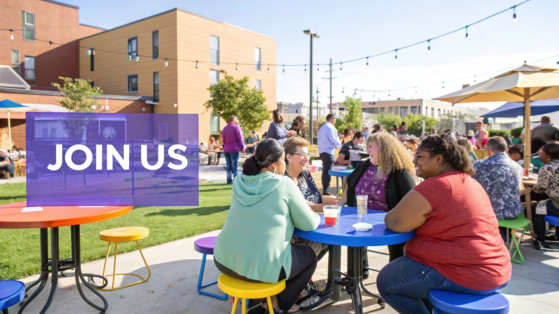 Community-Focused Welcome Message